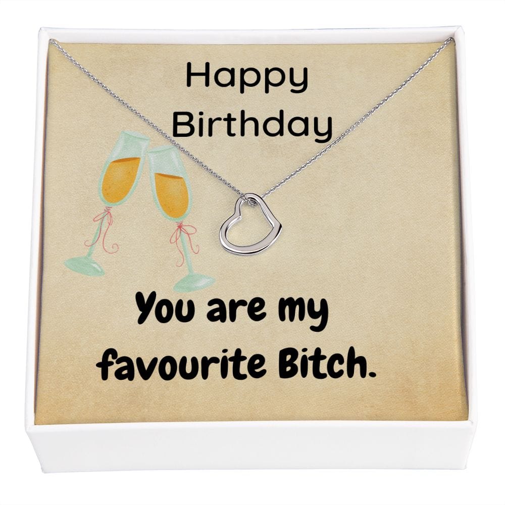 Funny Birthday Necklace For Her