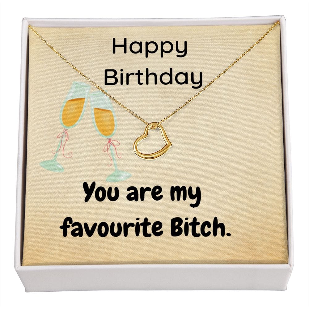 Funny Birthday Necklace For Her
