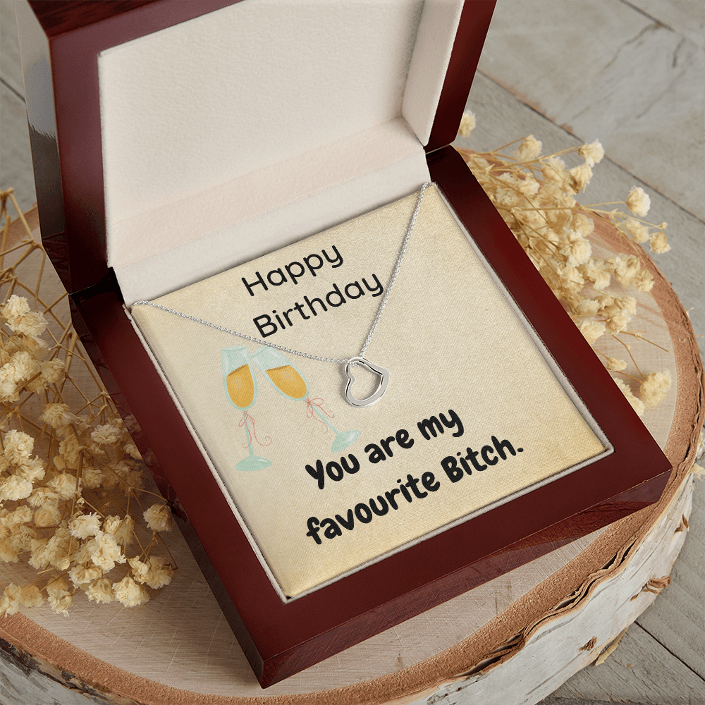 Funny Birthday Necklace For Her