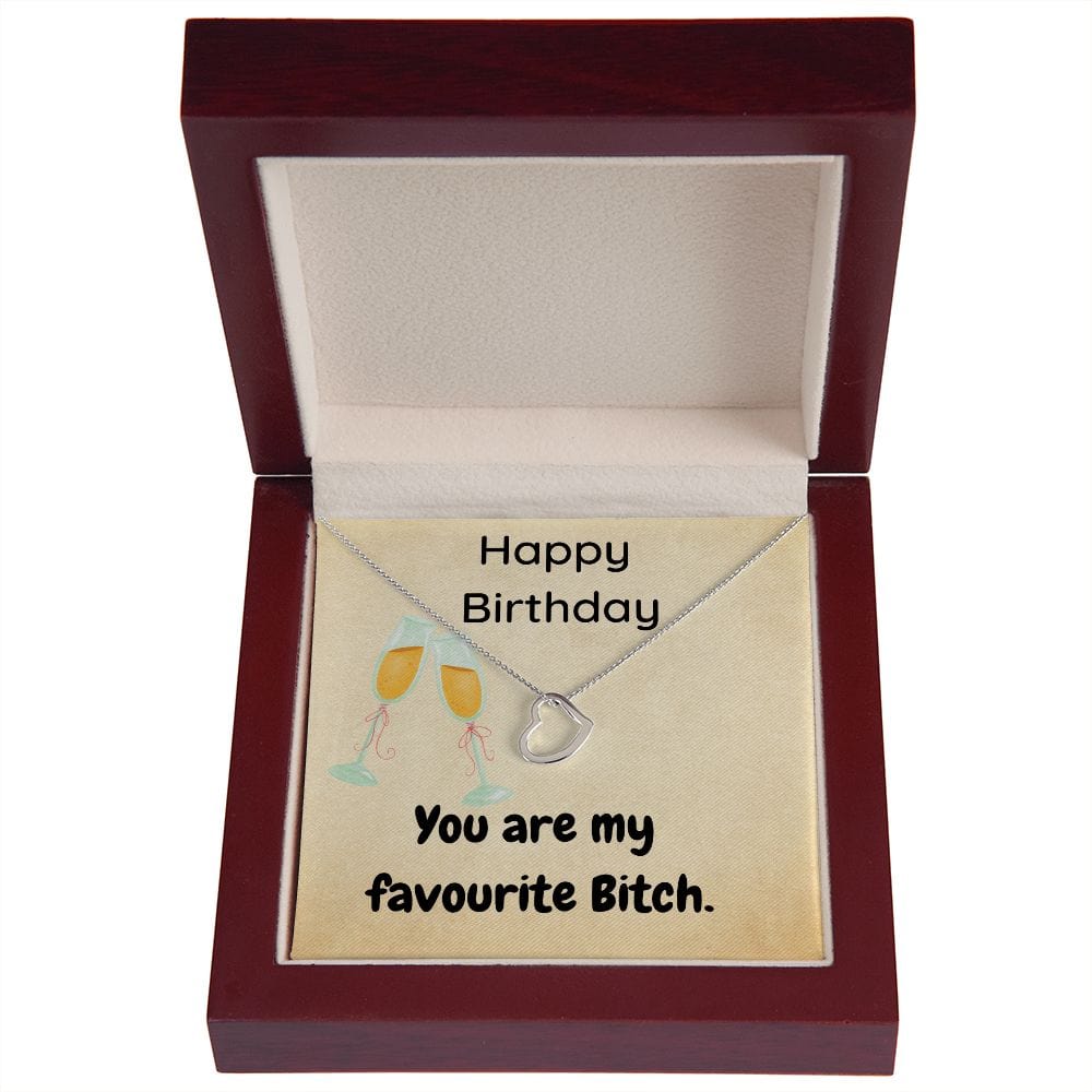 Funny Birthday Necklace For Her