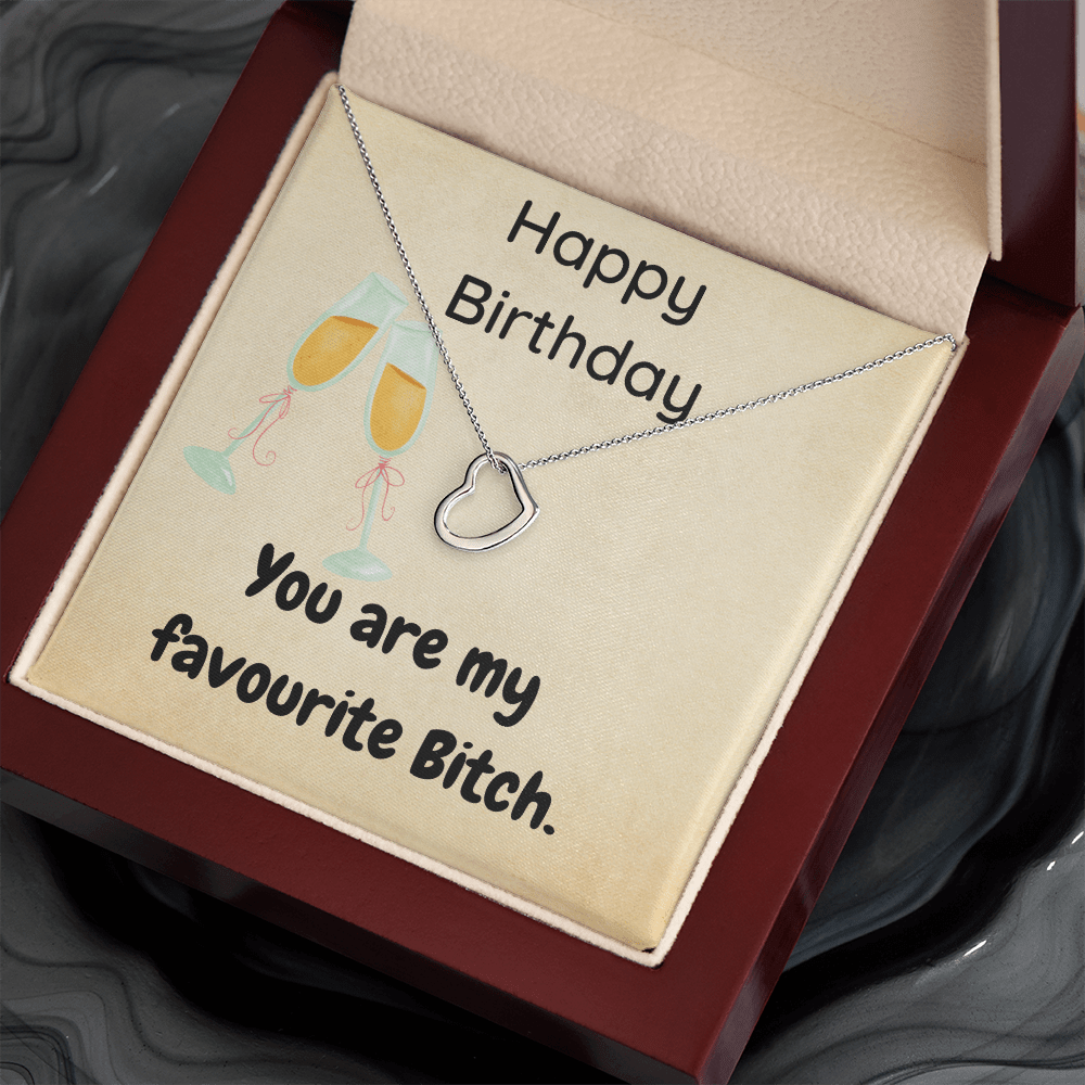 Funny Birthday Necklace For Her