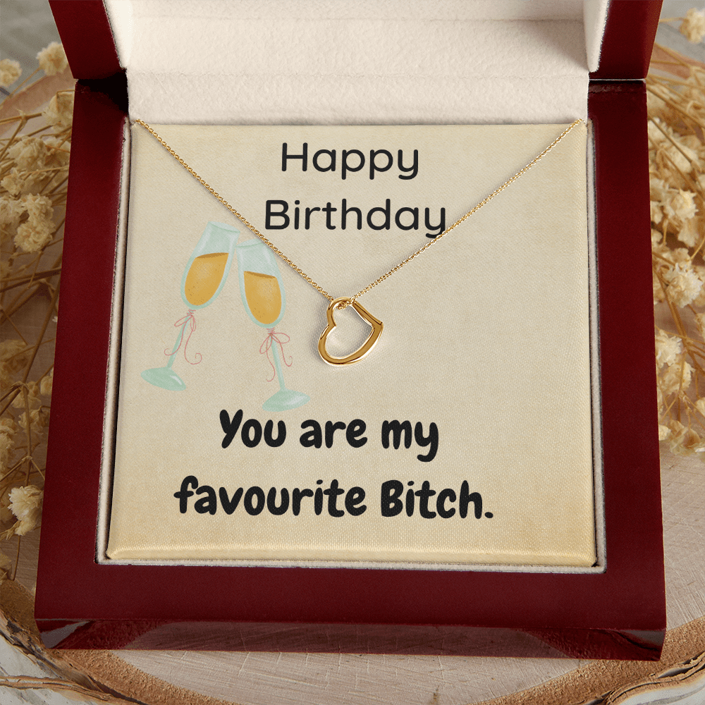 Funny Birthday Necklace For Her