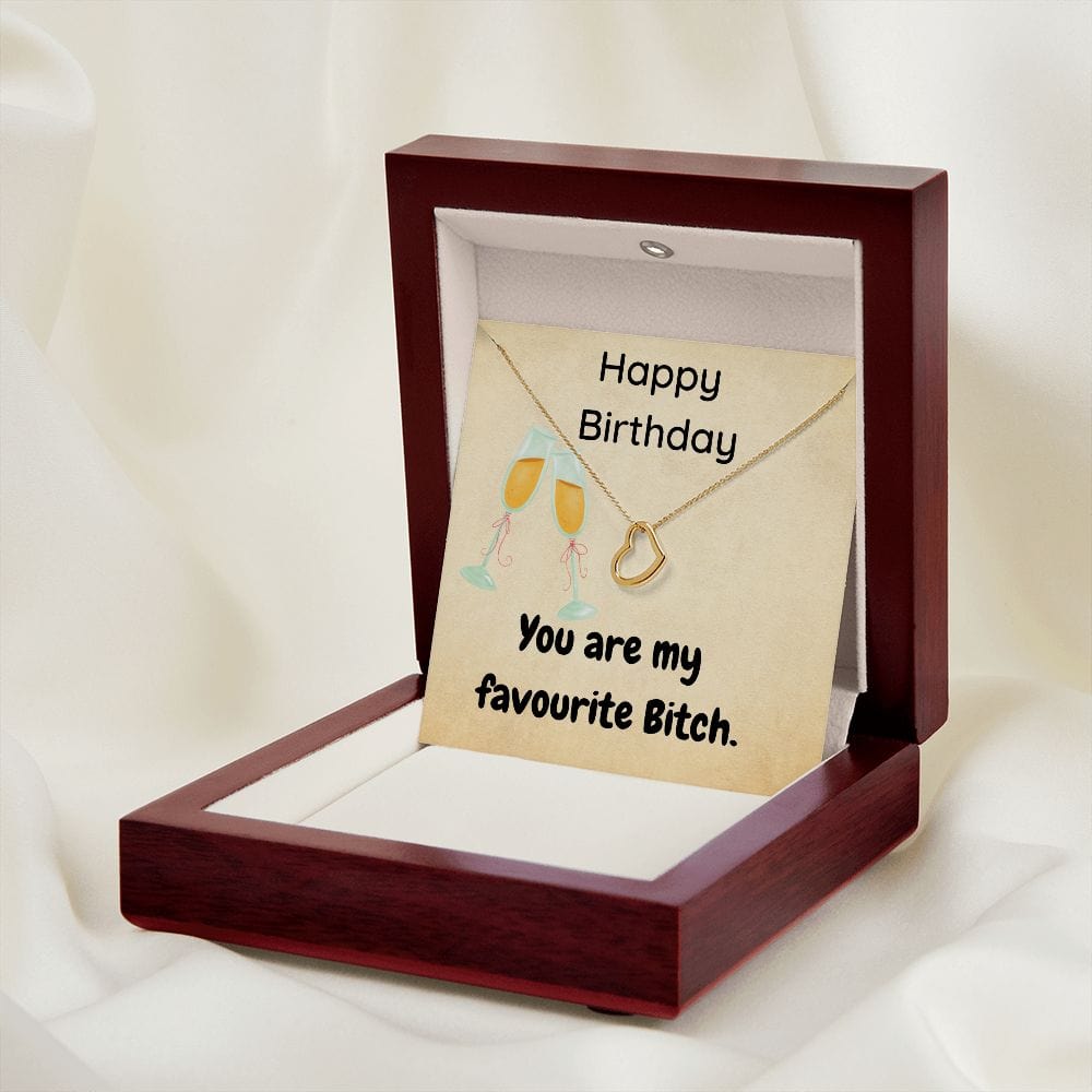 Funny Birthday Necklace For Her