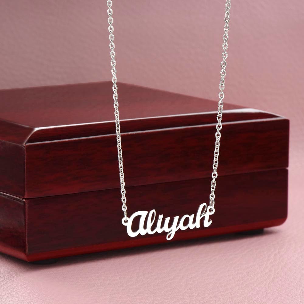 To My Beautiful Daughter-From Dad-Personalized Name Necklace