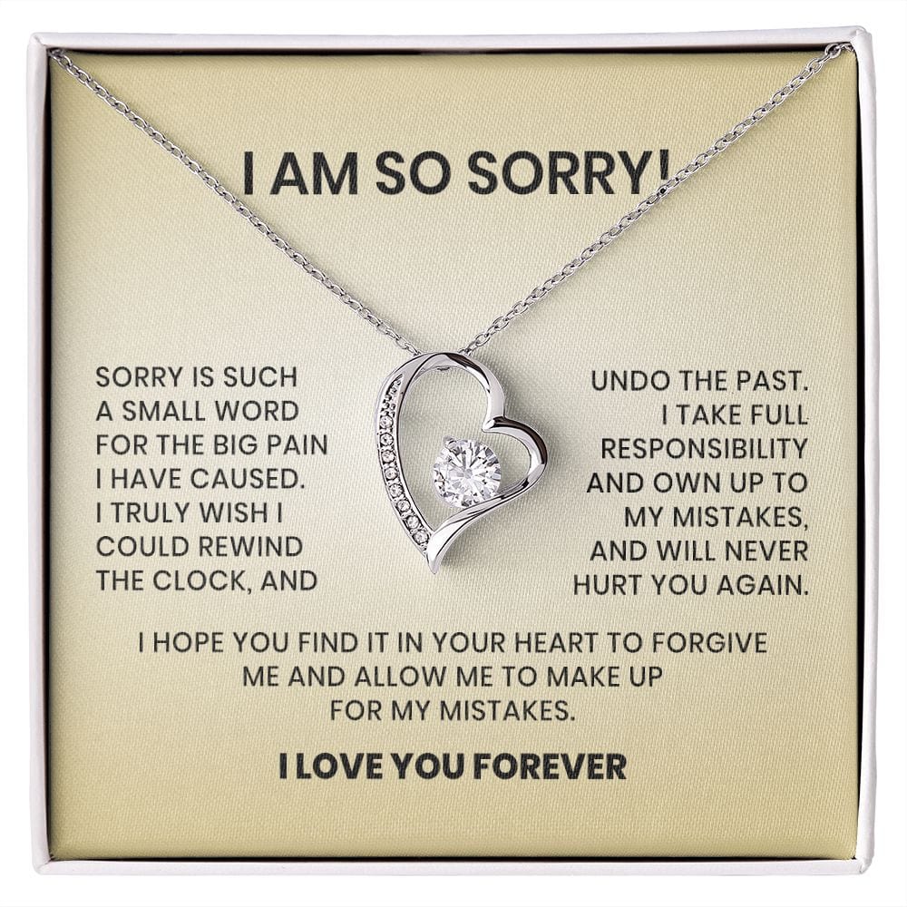 I Am So Sorry-Forever Love Necklace