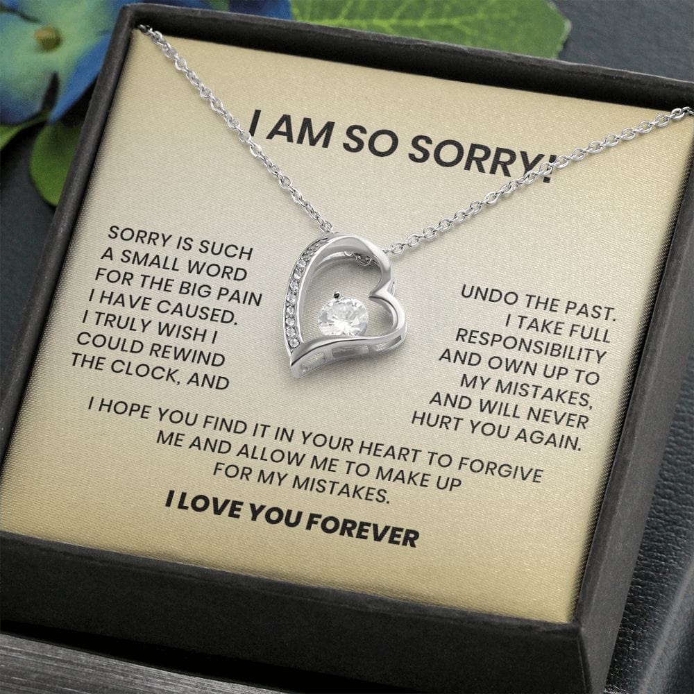 I Am So Sorry-Forever Love Necklace