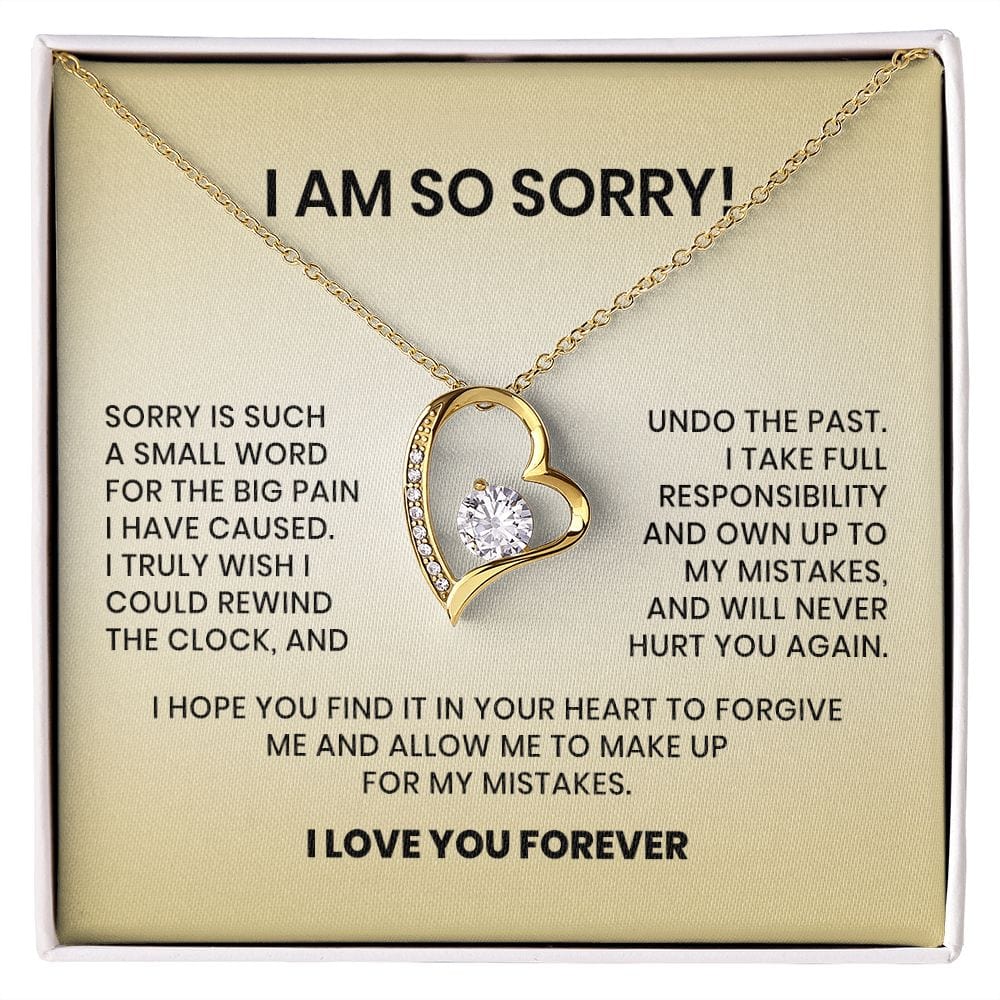 I Am So Sorry-Forever Love Necklace
