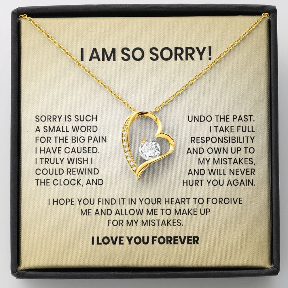 I Am So Sorry-Forever Love Necklace