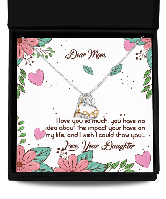 Love Necklace For Mom